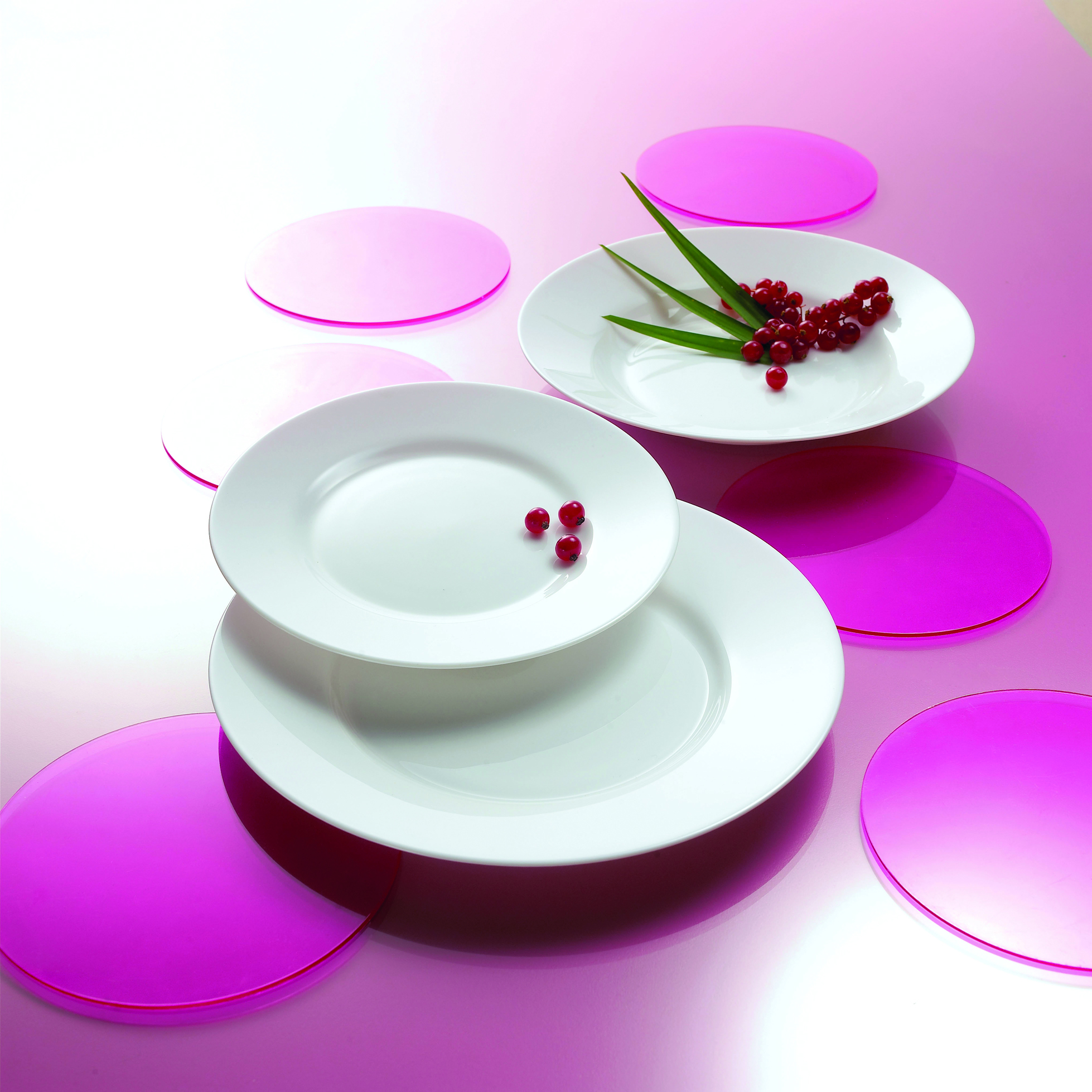 Everyday White Teller flach 19cm