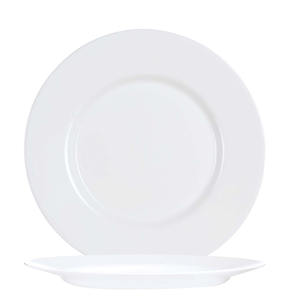 Everyday White Teller flach 19cm