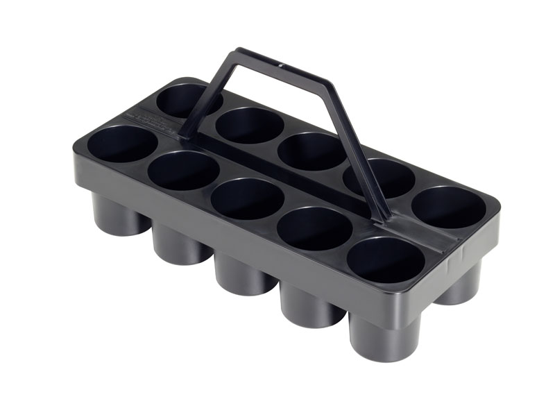 Gläserträger für 10 Biergläser 0,2-0,4l Farbe Schwarz