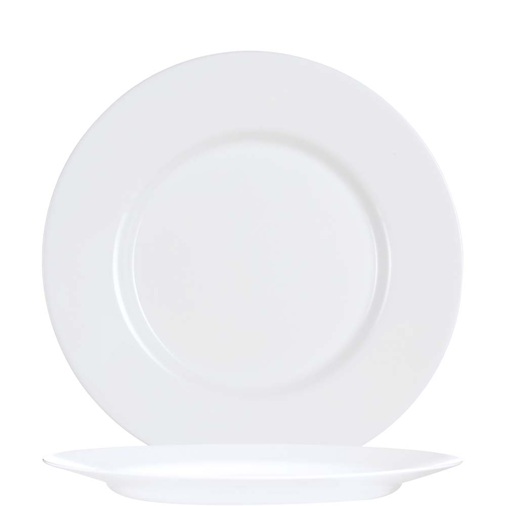 Everyday White Teller flach 24cm