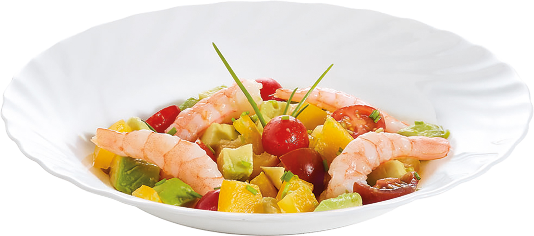 Trianon White Teller tief 22,5cm