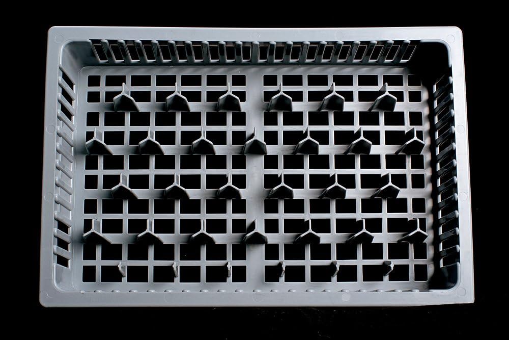 Gläserkiste für 33 Stampe stapelbar