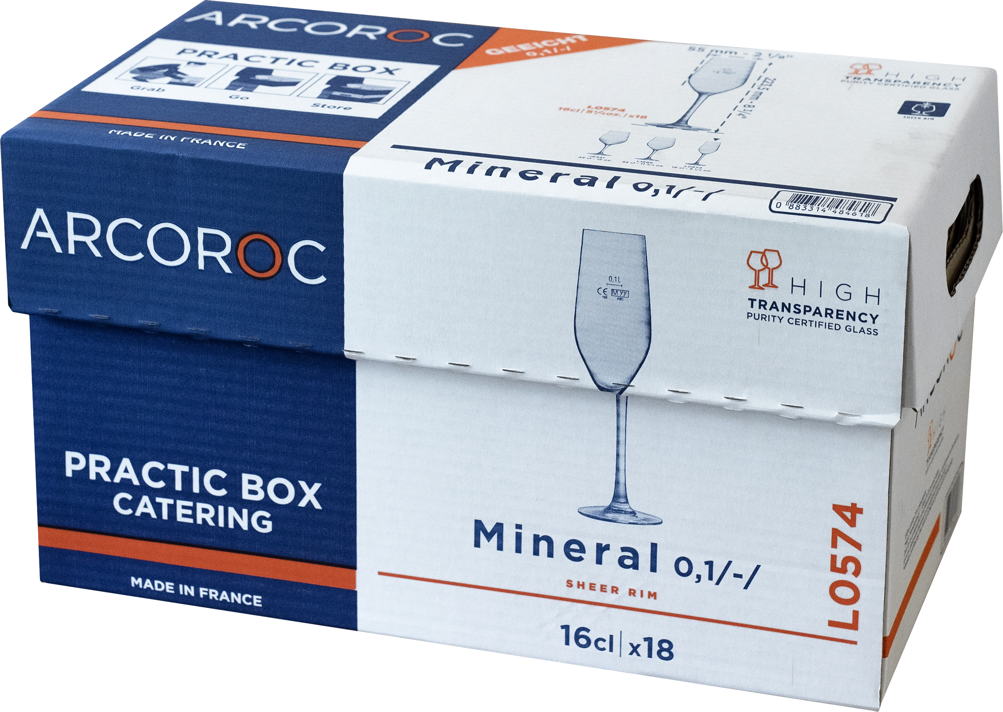 Mineral Sekt 16cl; 0,1l /-/ Practic Box(P18)